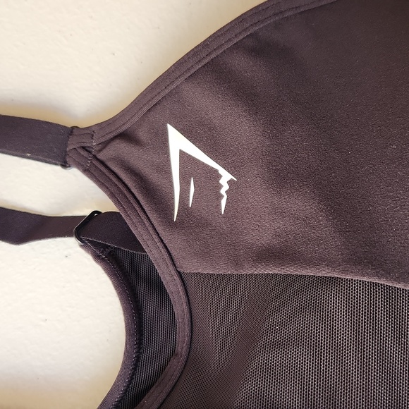 Gymshark Sports Bra XS Black Seamless w/ Padding Wicking Technology keeps u Cool - Picture 2 of 5